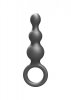 ToyJoy Buttocks The Stuffer 3-Balls Metallic Silicone Plug